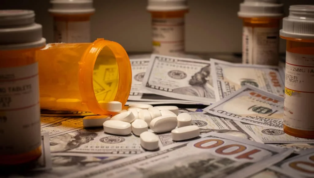 Pills spread of dollars